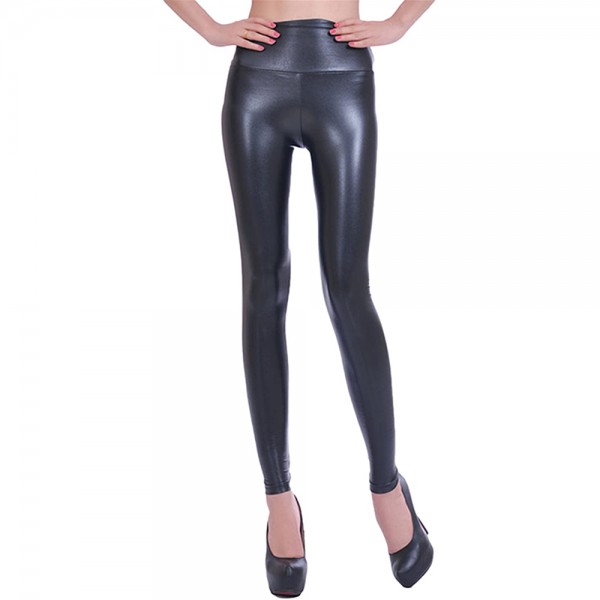 Women Fashion Leather Pant