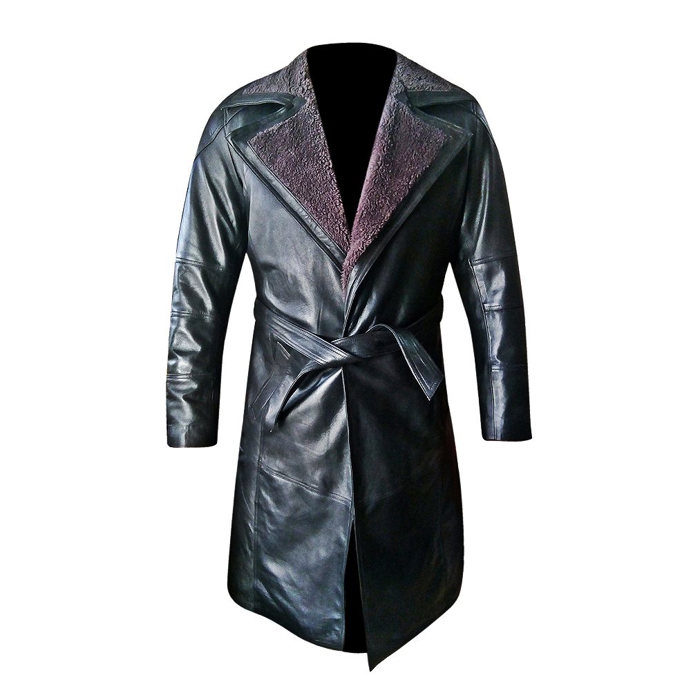 Leather Fashion Long Coat NG-6811