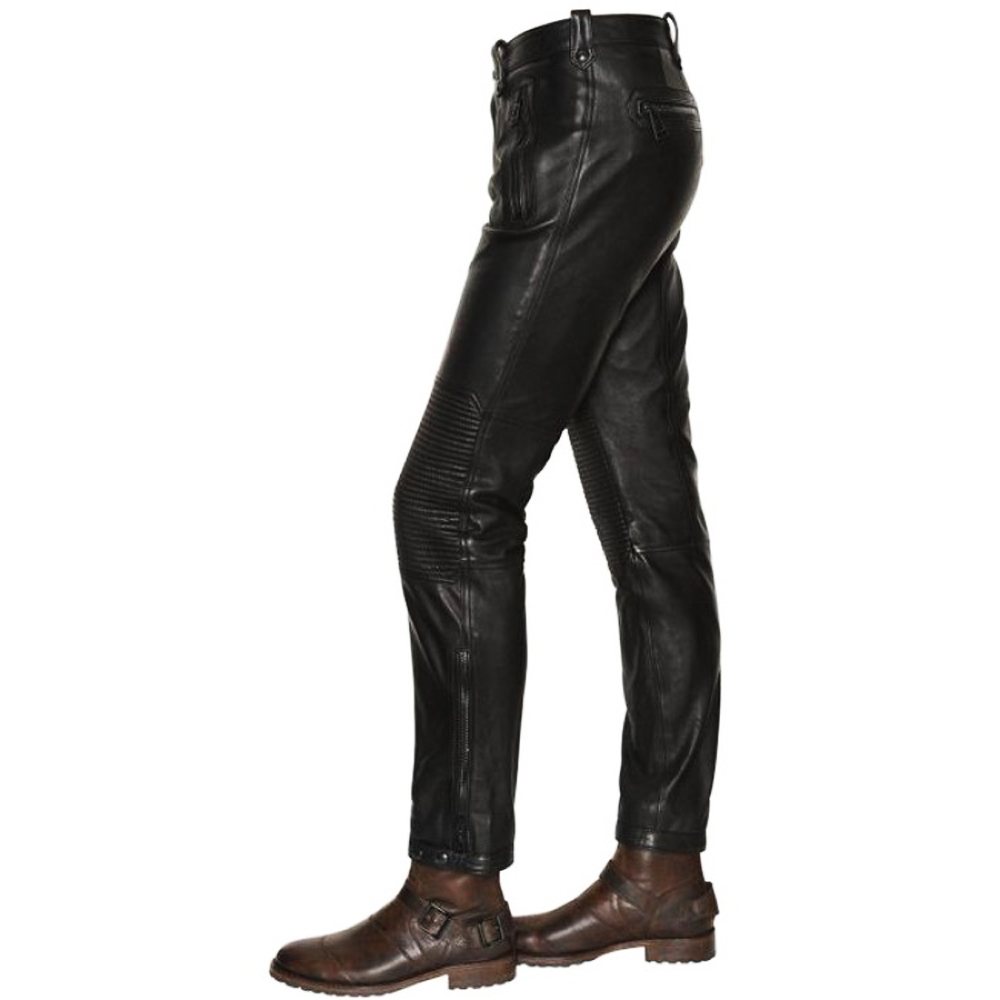 Men Leather Fashion Pant NG-61012