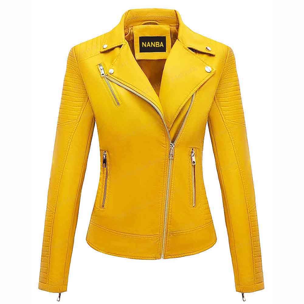 Women Fashion Leather Jacket NG-61103