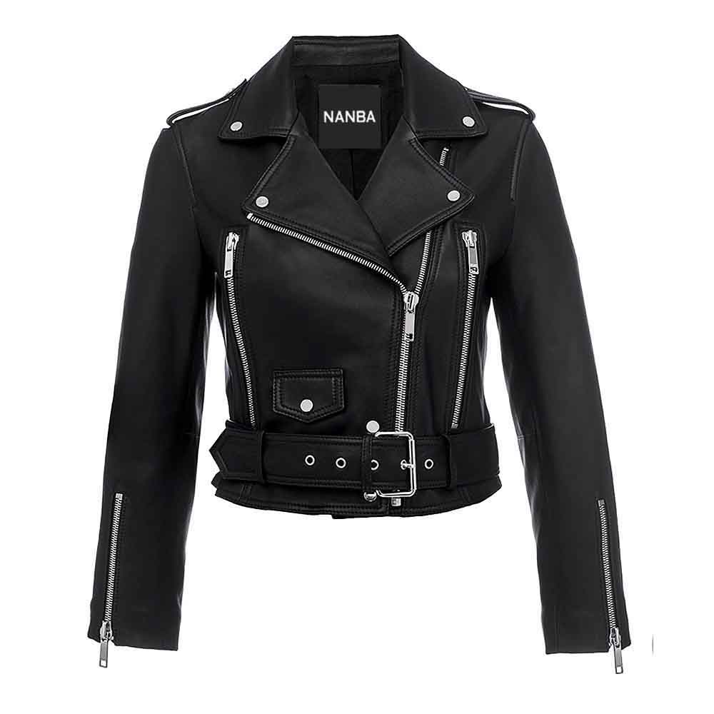 Women Fashion Leather Jacket NG-61105