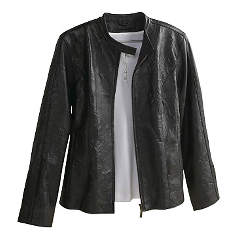 Women Fashion Leather Jacket NG-61108
