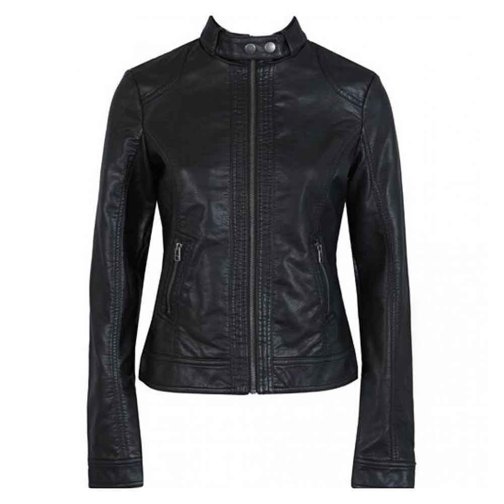 Women Fashion Leather Jacket NG-61110