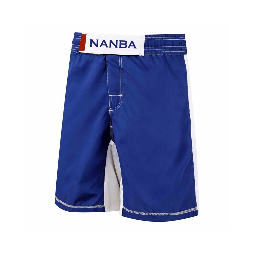 MMA Short NG-2307: royal blue with a white side panel