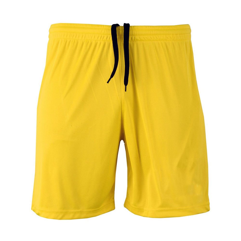 Sport Short NG-31318: yellow shorts with a black drawcord