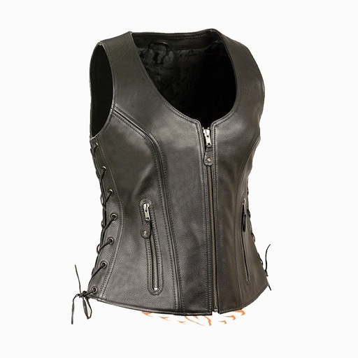 [NG-6707] Motorbike Leather Vest NG-6707