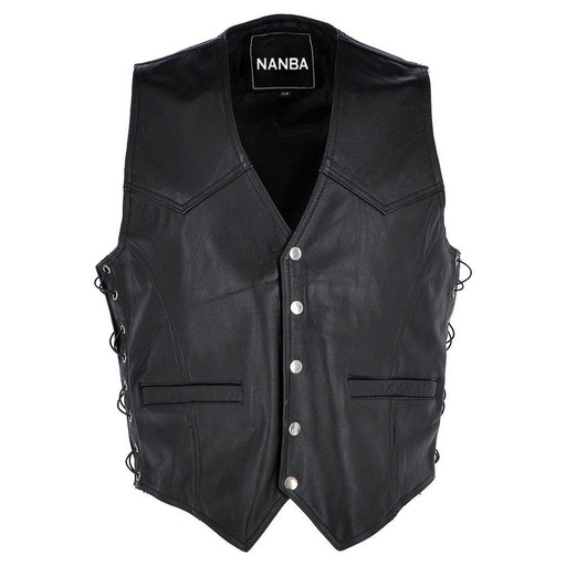 [NG-6709] Motorbike Leather Vest NG-6709