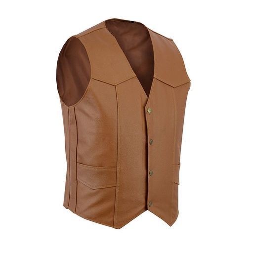[NG-6711] Motorbike Leather Vest NG-6711