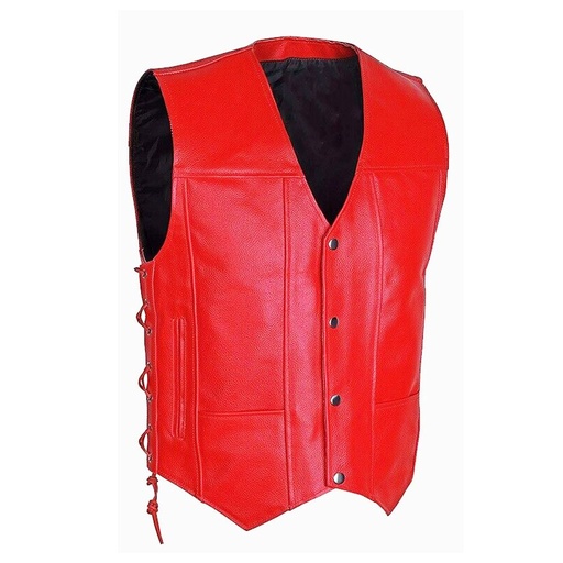 Motorbike Leather Vest NG-6718