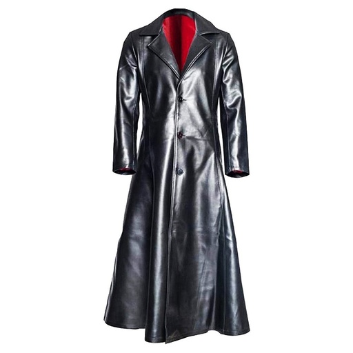 [NG-6806] Leather Fashion Long Coat NG-6806