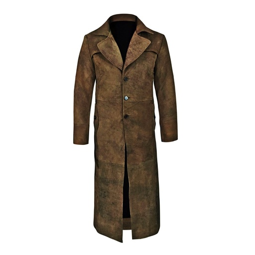 [NG-6807] Leather Fashion Long Coat NG-6807