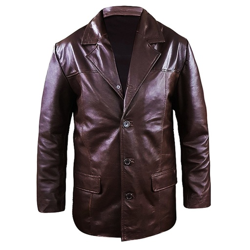 [NG-6810] Leather Fashion Long Coat NG-6810