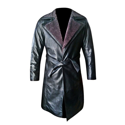 [NG-6811] Leather Fashion Long Coat NG-6811