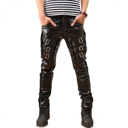 [NG-61010] Men Leather Fashion Pant NG-61010