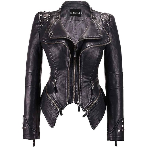 Women Fashion Leather Jacket NG-61102