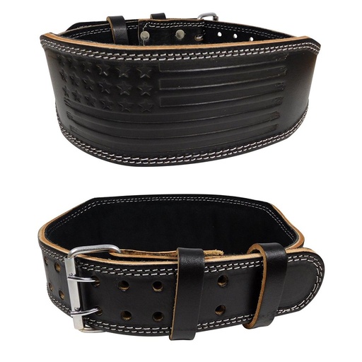 [NG-7-507] Weightlifting Leather Belt NG-7-507
